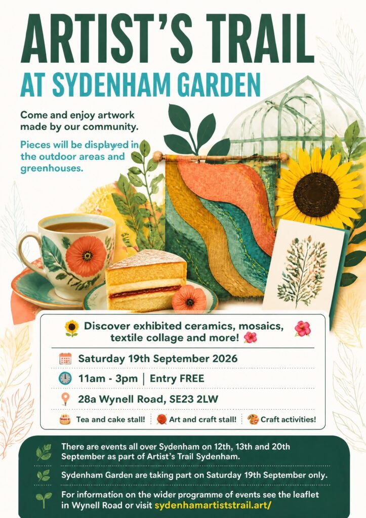 Sydenham Arts Artists Trail 2026